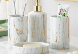 Bathroom Marble Bathroom Wash Kit Ceramic