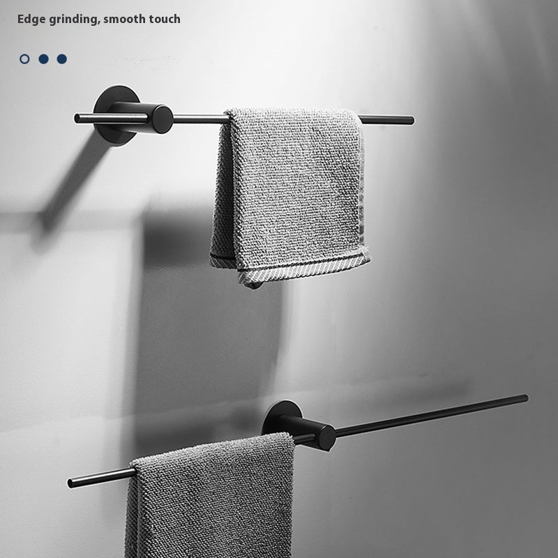 Bathroom Towel Rack Punch-free Bathroom Stainless Steel