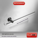 Bathroom Towel Rack Punch-free Bathroom Stainless Steel