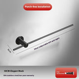 Bathroom Towel Rack Punch-free Bathroom Stainless Steel