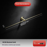 Bathroom Towel Rack Punch-free Bathroom Stainless Steel