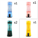 Portable Electric Fruit Juicer Wireless USB Rechargeable Mini Mixer Multifunction Summer Smoothie Blender Machine Kitchen Supplies