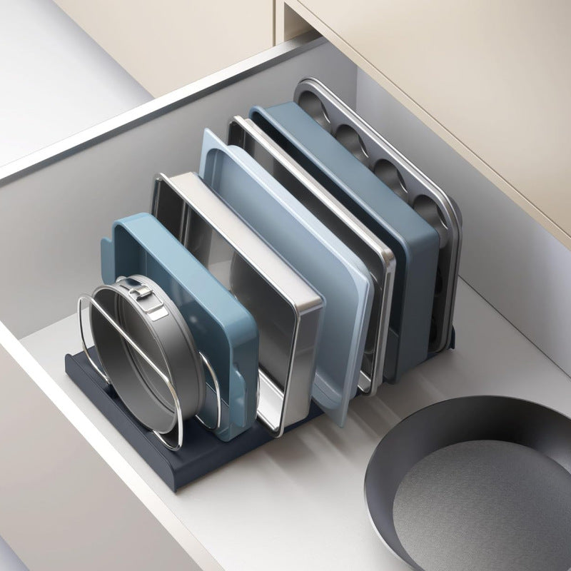 Kitchen Double-layer Artifact Storage Rack